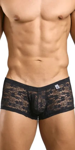 Malebasics Mbl78 Lace Trunks Black Lace