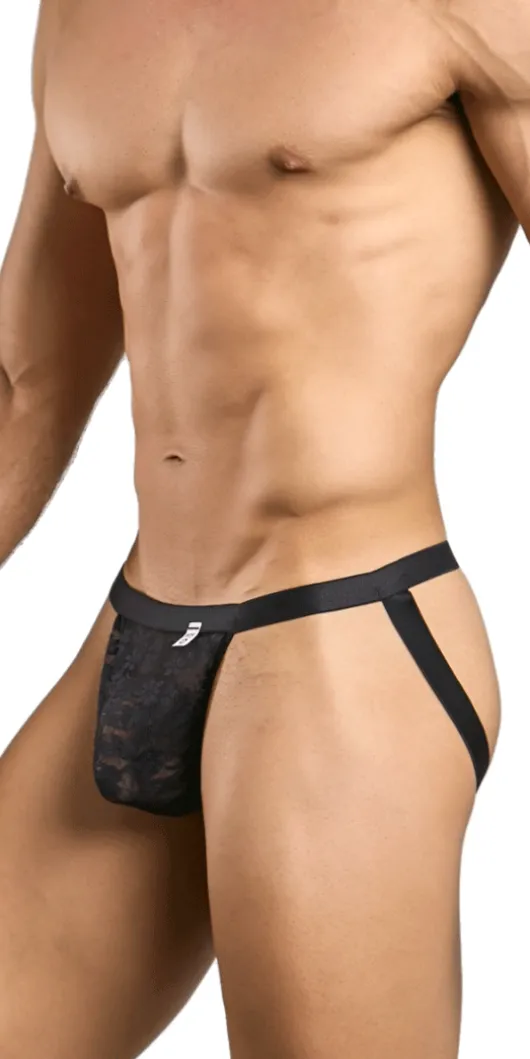 Malebasics Mbl82 Sexy Jockstrap Black Lace