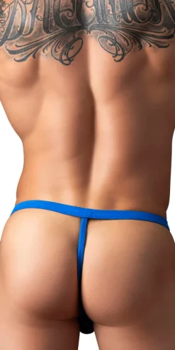 Male Power 449-11c Fishnet 2 G-string Royal