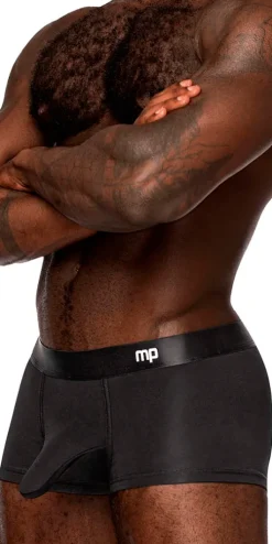Male Power 129-281 Easy Breezy Mini Short With Sleeve Black