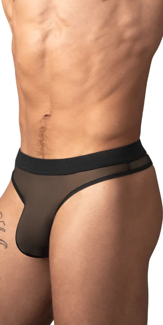 Male Power 442-307 Mesh 2 Bong Thong Black