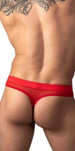 Male Power 442-307 Mesh 2 Bong Thong Red