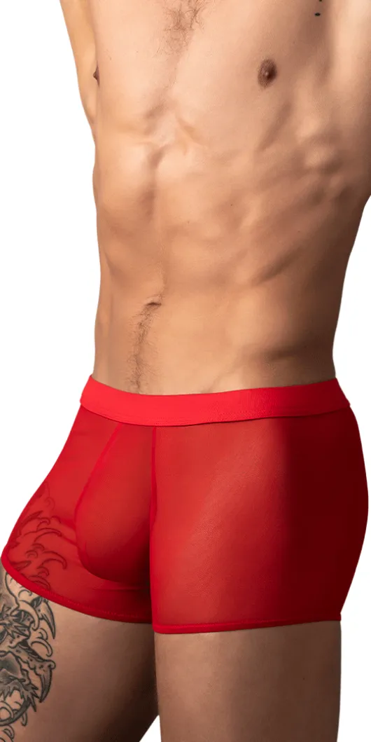 Male Power 145-307 Mesh 2 Mini Short Red