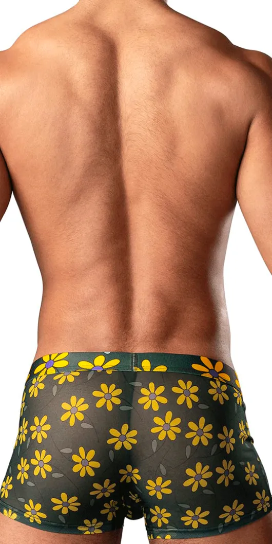 Male Power 145-285 Petal Power Pouch Short Daisy Print