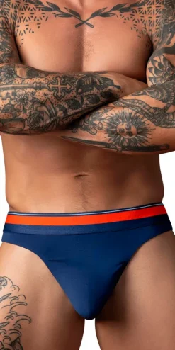 Male Power 412-299 Soo Cumfy Thong Navy