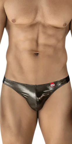 Pikante 2123 Glitters Thongs Black