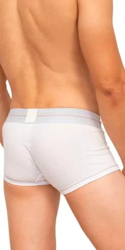 Private Structure Moux4103 Mo Lite Mid Waist Trunks White