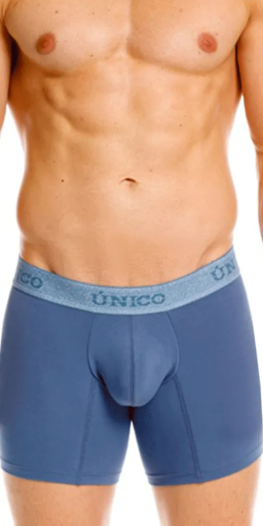Unico 26040100217 Classic Boxer Briefs In Teal