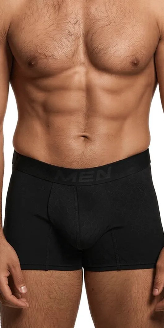 Xtremen 91256 Microfiber Boxer Briefs Black