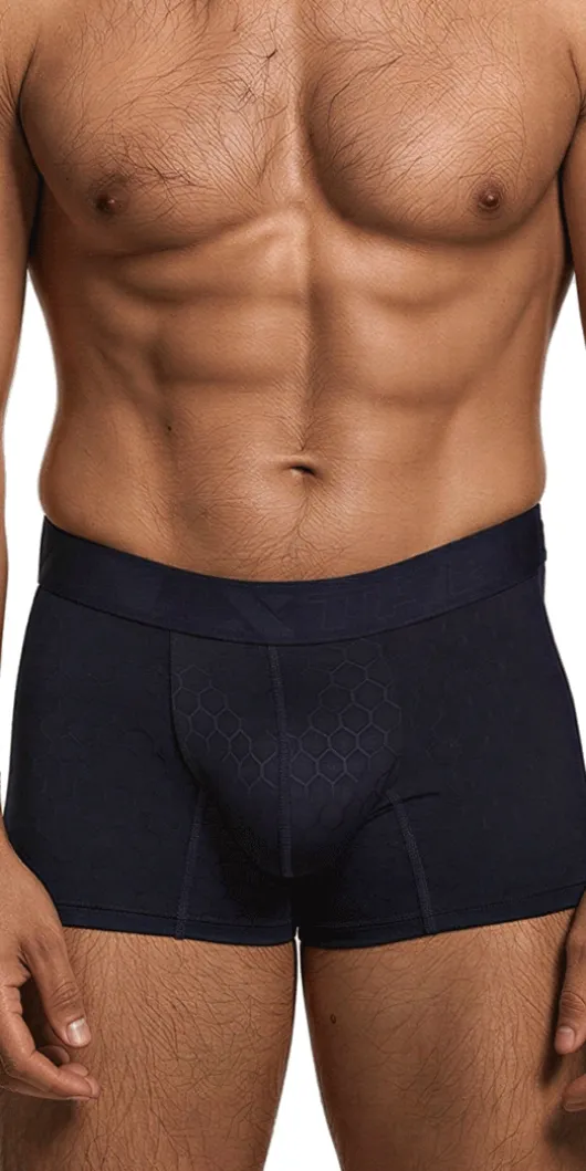 Xtremen 91256 Microfiber Boxer Briefs Dark Blue