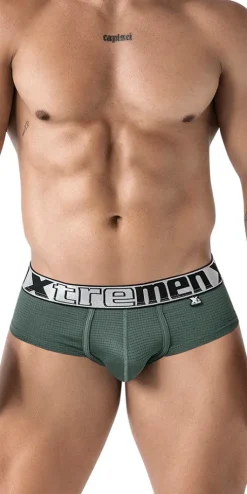 Xtremen 91221 Microfiber Briefs Green