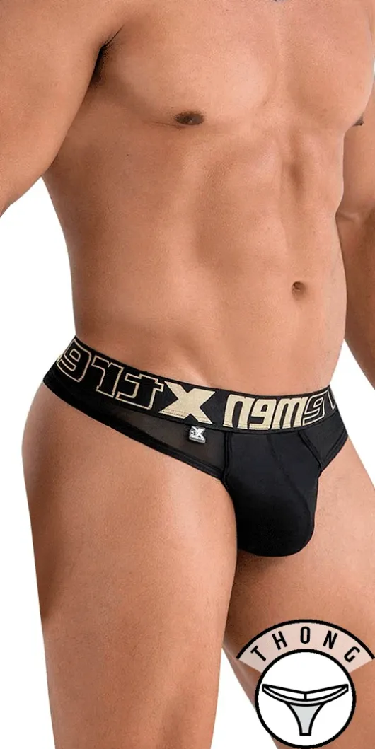 Xtremen 91235 Microfiber Thongs Black