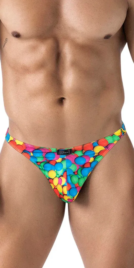 Xtremen 91247 Printed Thongs Bubbles