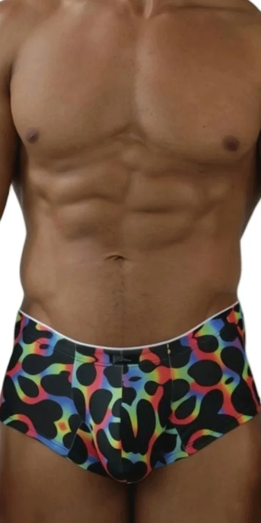 Xtremen 91283 Ultimate Low-rise Rainbow Printed Briefs Mushroom