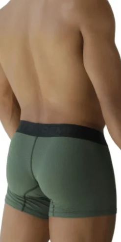 Xtremen 91251 Xtremen Micro-perforated Boxer Briefs Military Green